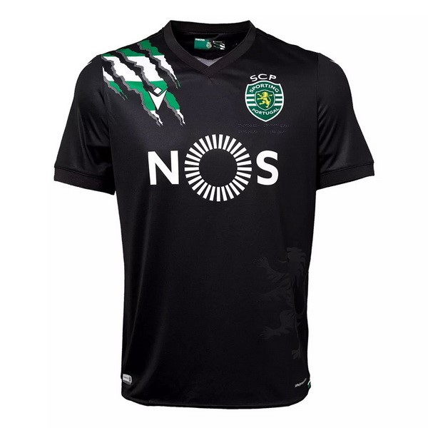 Tailandia Camiseta Lisboa Replica Segunda Ropa 2020/21 Negro